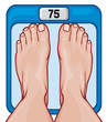 © tribalium81 - feet on the scale (diet program concept)