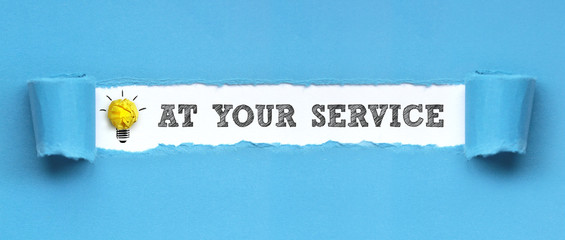 Wall Mural - At your Service
