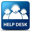 © FR Design - Help desk (customer care team icon) blue square button