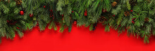 Christmas Branches Background