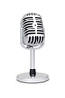 © Piotr Pawinski - Vintage classic microphone isolated on white background with clipping path.