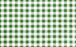 Green picnic cloth background.