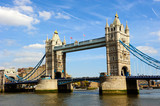 Fototapeta Mosty linowy / wiszący - Tower Bridge, London, England,UK