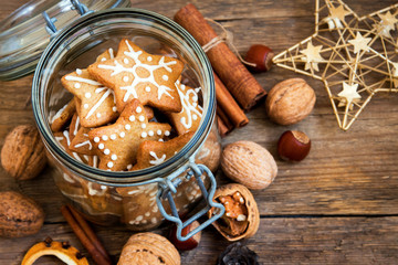 Sticker - Gingerbread Christmas cookies