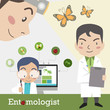 entomologist occupation vector