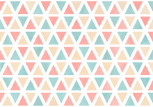 Watercolor Triangle Pattern.