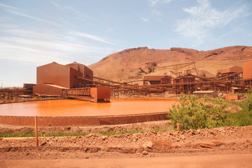 Iron ore mining operations