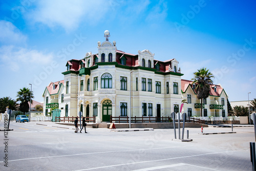 Fotomural Kolonialgebäude in Swakopmund, Namibia