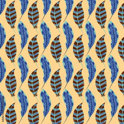 colorful-background-of-feathers-vector-illustration-eps10
