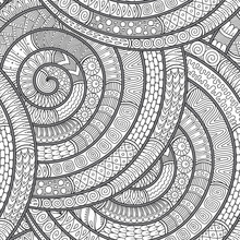 Doodle Background In Vector With Doodles