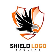 Wall Mural - shield logo