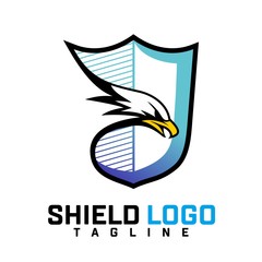 Wall Mural - shield logo