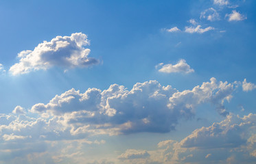 Wall Mural - Sky with clouds,blue skies, white clouds