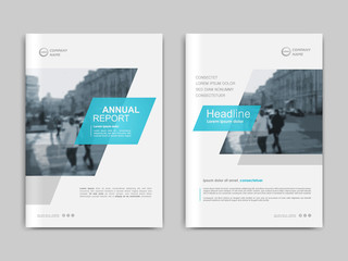 Canvas Print - Cover design annnual report, flyer, presentation, brochure.