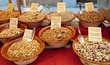 Nuts - typical products in mallorca market