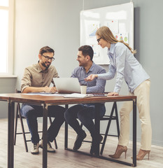 Poster - Business people working