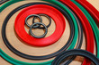 Various rubber products and sealing products at the exhibition s