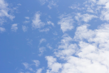 Natural blue sky background.