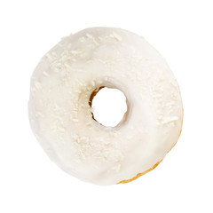 Wall Mural - Donut with white icing and coconut
