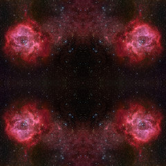 Wall Mural - universe simmetric background. elements of this image furnished