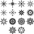 © vectorfusionart - Various types of christmas decoration on white background