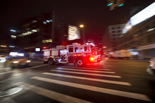 Fire Truck On The Street