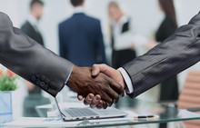 Handshake Of Business Partners.a Successful And Profitable Agree