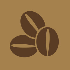 Wall Mural - coffee beans symbol