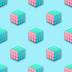 Poster - Fashion pins seamless pattern