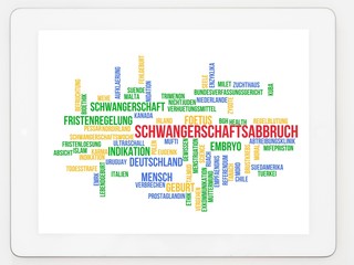 Canvas Print - Schwangerschaftsabbruch