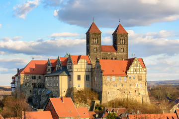 Wall Mural - amazing abbey views at quedlinburg, germany