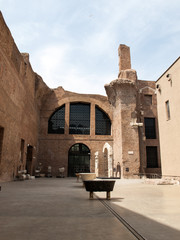 Wall Mural -  The baths of Diocletian (Thermae Diocletiani) in Rome. Italy