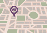 Fototapeta Mapy - map and store