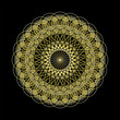 © baronred - Gold pattern flower