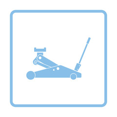 Poster - Hydraulic jack icon