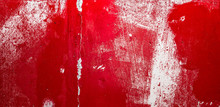 Red Painted Grunge Texture