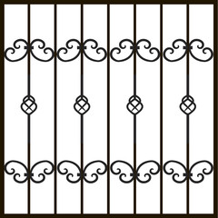 Wall Mural - Vector window lattice