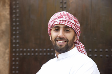 Wall Mural - Young arabian man