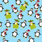Fototapeta Pokój dzieciecy - cute Christmas penguin
