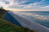 Fototapeta Fototapety z morzem do Twojej sypialni - plaża morska w środku jesieni
