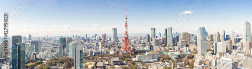 Plakat Tokyo Tower, Tokio Japonia
