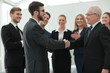 © ASDF - Concept of success in business. Handshake reliable business part