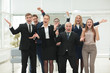 © ASDF - Victory in business.  Successful business team in the office