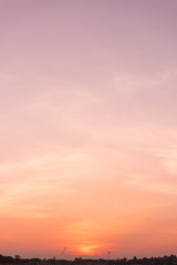 Wall Mural - sunset sky background
