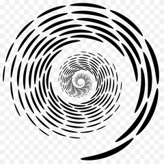 Poster - Abstract circular element, radial lines shape. Geometric element