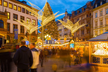 Sticker - Wiesbaden, Weihnachtsmarkt (Sternschnuppenmarkt) - 2016