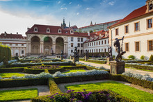 The Garden Of The Waldstein Palace In Prague In The Czech Republic