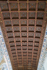 Poster - Ornate wooden ceiling