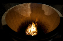 Toasting An Oak Barrel