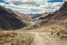 Endless Road Leh-Manali In Indian Himalaya Mountain